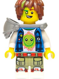 MATEO - Z-BLOB SHIRT; FLAT SILVER SHOULDER PAD