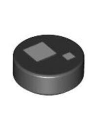 FLAT TILE 1X1; ROUND NO. 72