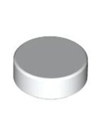 FLAT TILE 1X1; ROUND; NO. 255