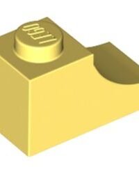 BRICK 1X2; OUTSIDE HALF ARCH; NO. 1