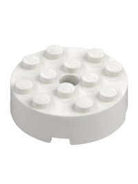 BRICK 4X4 ROUND W/ Ø4.9 W/ CLICK