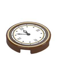 RELOJ 2X2 Manecillas y Números Romanos