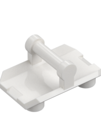 PLATE 2X3 W/ HOR. 3,2 SHAFT