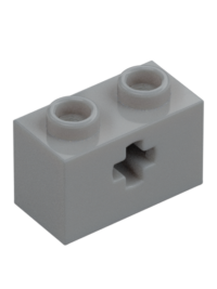 BRICK 1X2 WITH CROSS HOLE
