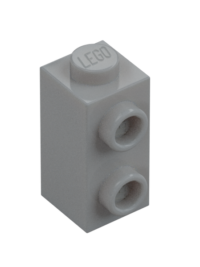 BRICK 1X1X1 2/3, W/ VERT. KNOBS