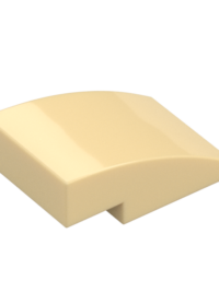 BRICK, W/ HALF BOW 2X3, W/ CUT
