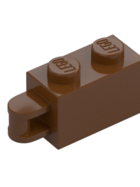 BRICK 1X2, W/ 3.2 SHAFT, VERT. END