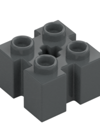 BRICK 2X2 W/GROOVE A.CR.HOLE