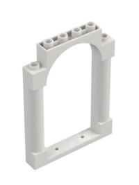WALL 1X6X7, W/ ARCH