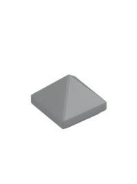 PYRAMID RIDGED TILE 1X1X2/3