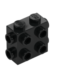 BRICK 1X2X1 2/3, W/ 8 KNOBS