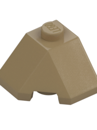 ROOF TILE 2X2X1 45 DEGR. - BOT. 45 DEGR.