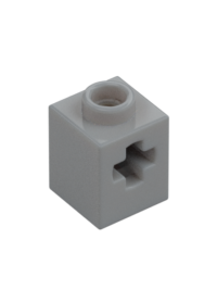 BRICK 1X1, W/ CROSS HOLE     