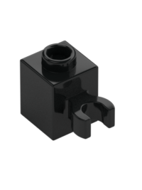 BRICK 1X1 W/HOLDER, H0RIZONTAL