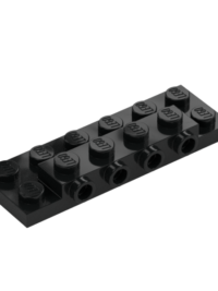 PLATE 2X6X2/3 W 4 HOR. KNOB