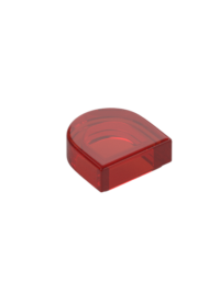 FLAT TILE 1X1, 1/2 CIRCLE