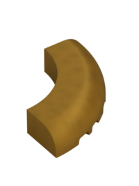 1/4 ARCH BRICK 5X5, W/ CUTOUT