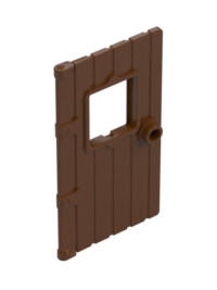 DOOR, W/ WINDOW, 1X4X6, NO. 1
