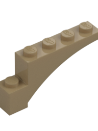 BRICK 1X5X2, INSIDE HALF ARCH