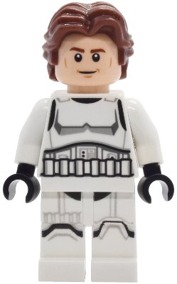 Han Solo - Stormtrooper Outfit, Printed Legs, Shoulder Belts, Smile / Angry