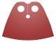 Dark Red Minifigure Cape Cloth; Very Short - Traditional Starched Fabric